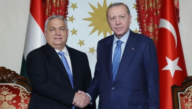 Cumhurbaşkanı Erdoğan, Macaristan Başbakanı Orban'ı resmi törenle karşıladı