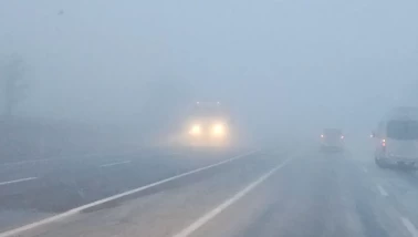 Çankırı–Ankara kara yolunda sis etkili