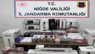 Niğde’de otoyol gişelerinde sıkı denetim! Çok sayıda gümrük kaçağı ürün ele geçirildi