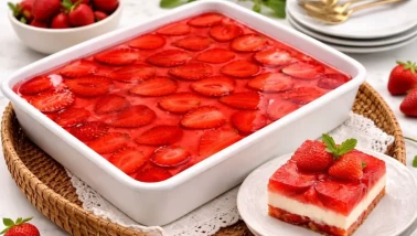 Adım adım çilekli spoonful