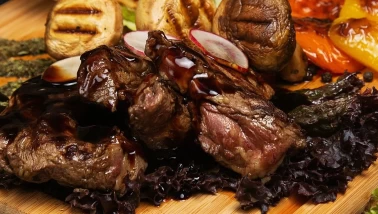 Süt marineli lokum kuzu külbastı