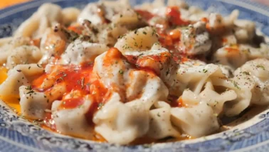 Hamursuz mantı tarifi sosyal medyayı salladı