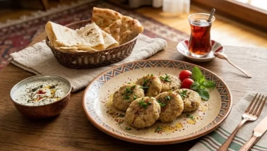 Buharda pişen bulgurlu ve kıymalı köfte