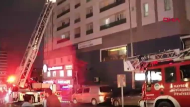 Kayseri’de kız yurdunda korkutan yangın: Öğrenciler tahliye edildi