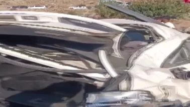 Şarampole devrilen otomobilde 2 kişi feci şekilde can verdi
