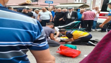 Tırın altında kalan yaşlı adam ağır yaralandı