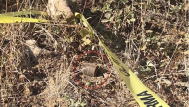 Jandarma alanı kapattı, imha çalışması başlatıldı