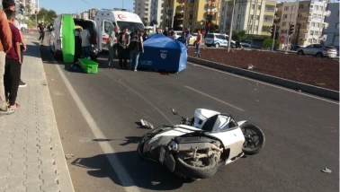 Kilis’te otomobille çarpışan motosikletin sürücüsü öldü