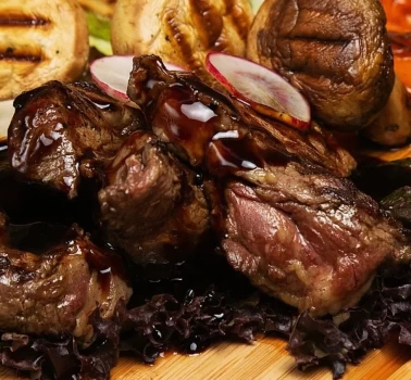 Süt marineli lokum kuzu külbastı