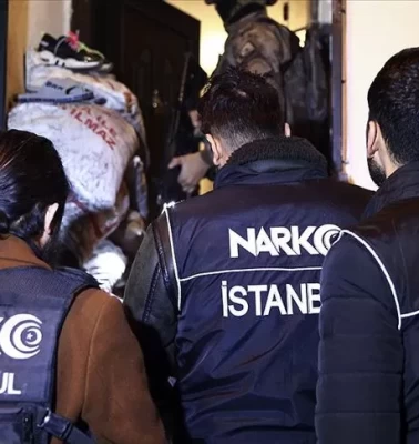 72 ilde yasaklı madde satıcılarına darbe