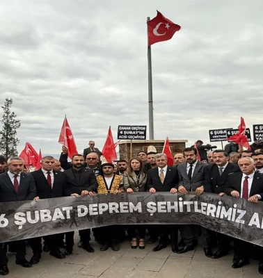 MHP'den “asrın felaketinin” yıl dönümünde Kahramanmaraş’ta sessiz yürüyüş