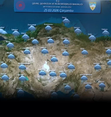 Yurt genelinde yağışlı hava etkisini sürdürüyor