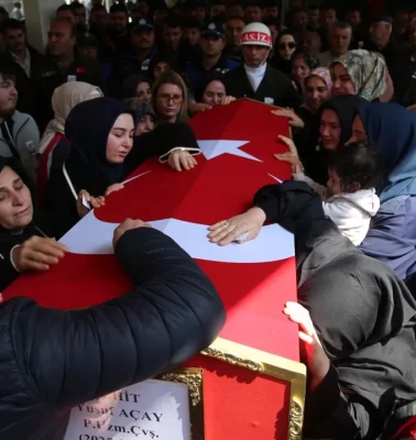 Şehit Piyade Uzman Çavuş Yusuf Açay son yolculuğuna uğurlandı