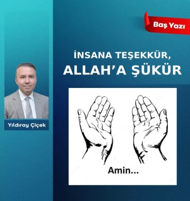 İnsana teşekkür, Allah'a şükür