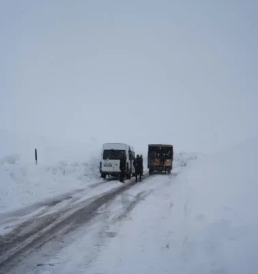 Muş’ta kar ve tipi