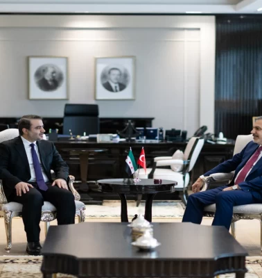 Bakan Fidan Suriyeli mevkidaşı Şeybani ile görüştü