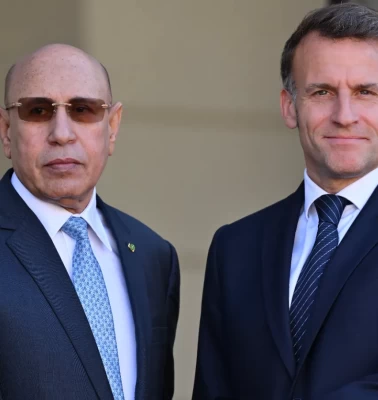 Paris’te kritik zirve: Macron ve Ghazouani Elysee Sarayı’nda buluştu!