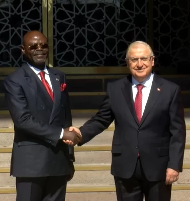 Bakan Güler Kongolu mevkidaşı Muadiamvita ile Ankara’da buluştu