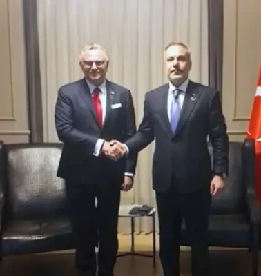 Bakan Fidan, Massad Fares Boulos’u kabul etti