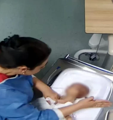 Bebeğe şiddet uygulayan hemşireden şok savunma! Yalvararak tahliyesini istedi