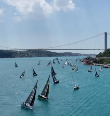 Cumhurbaşkanlığı 7. Uluslararası Yat Yarışları'nın Kurtuluş Kupası etabı tamamlandı