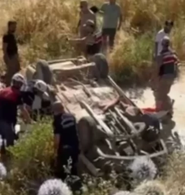 Bozova'da feci kaza: Şarampole yuvarlanan otomobilin sürücüsü hayatını kaybetti