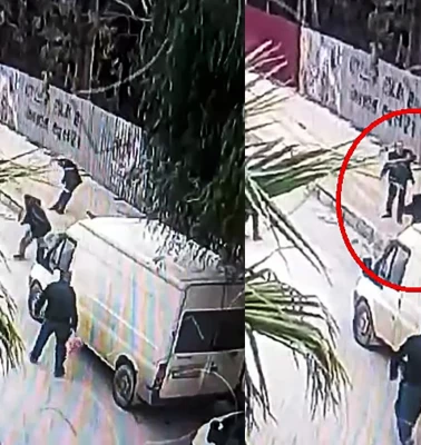 Kendisine bıçak çeken adamı kaldırım taşıyla öldürdü!