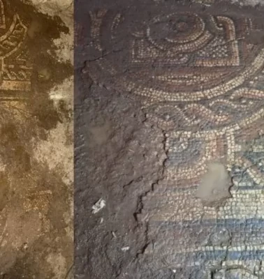 Mardin'de tarihi eser operasyonu: 1500 yıllık mozaik ele geçirildi