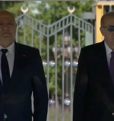 Cumhurbaşkanı Erdoğan, Lübnan Cumhurbaşkanı Joseph Avn'ı resmi törenle karşıladı