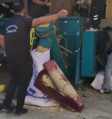 Yem makinesine kapılan işçi kurtarılamadı