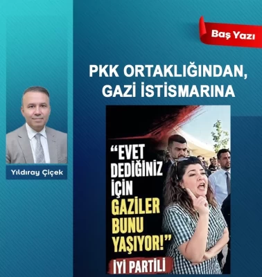PKK ortaklığından, gazi istismarına