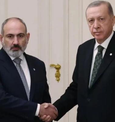 Cumhurbaşkanı Erdoğan, Ermenistan Başbakanı Paşinyan’ı kabul etti