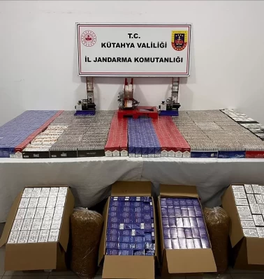 Kütahya’da kaçak sigara operasyonu: 3 şüpheliye soruşturma