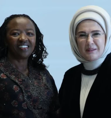 Emine Erdoğan, Kenya Cumhurbaşkanı Ruto’nun eşi Rachel Ruto ile bir araya geldi