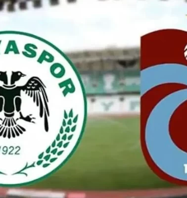Konyaspor-Trabzonspor maçında ilk yarı sona erdi!