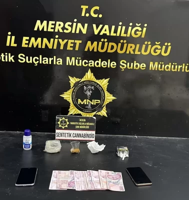 Mersin’de torbacılara darbe! 2 şüpheli tutuklandı