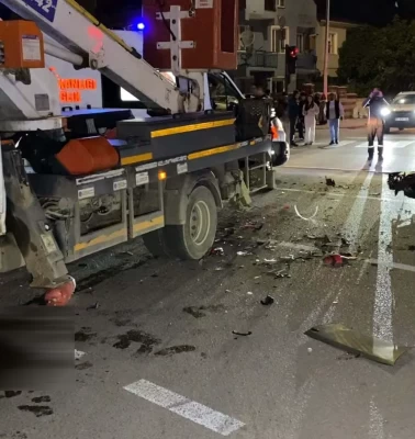 İnegöl'de feci kaza! Motosiklet sürücüsü öldü, arkadaşı ağır yaralandı