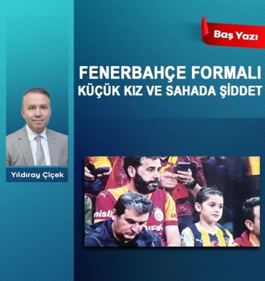 Fenerbahçe formalı küçük kız ve sahada şiddet