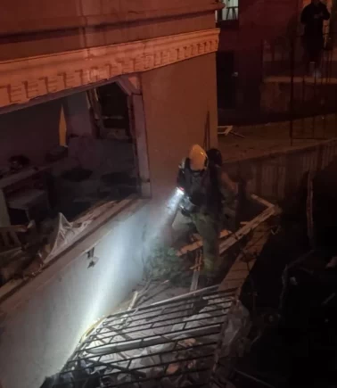 Güngören’de bodrum katında şiddetli patlama: 2 yaralı