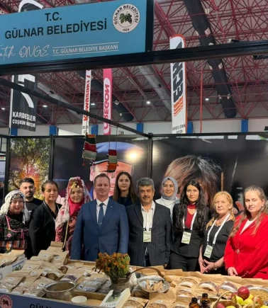 Gülnar’ın yöresel ürünleri Mersin Tarım Fuarı’nda tanıtıldı