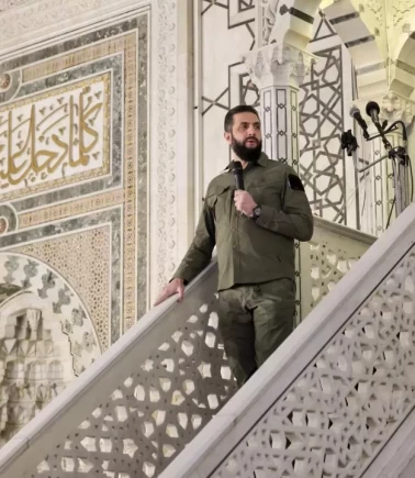 Cumhurbaşkanı Şara Emevi Camisi’nden kardeşlik mesajı verdi