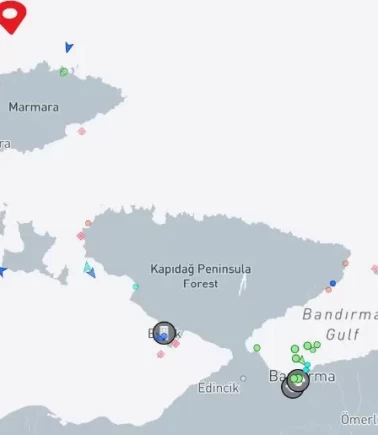 Seyir halindeki gemiden Marmara Denizi'ne atladı!