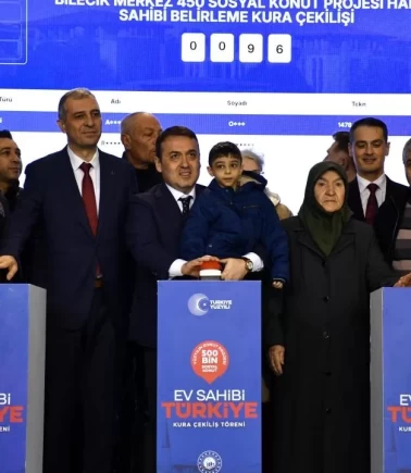 Bilecik’te büyük gün! Yüzyılın Konut Projesi’nde kuralar çekildi