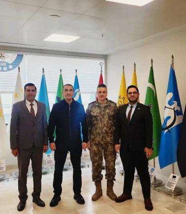 Halep Türkmenleri Derneği’nden Özel Harekât’a teşekkür ziyareti