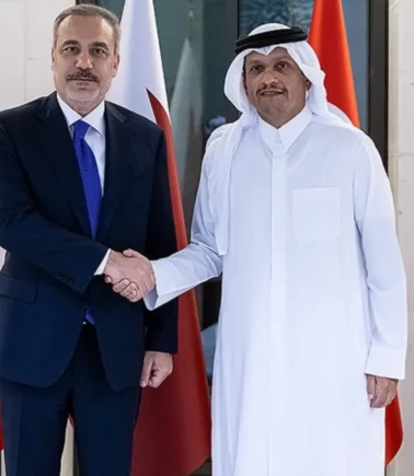 Bakan Fidan, Katarlı mevkidaşı Al Sani ile görüştü