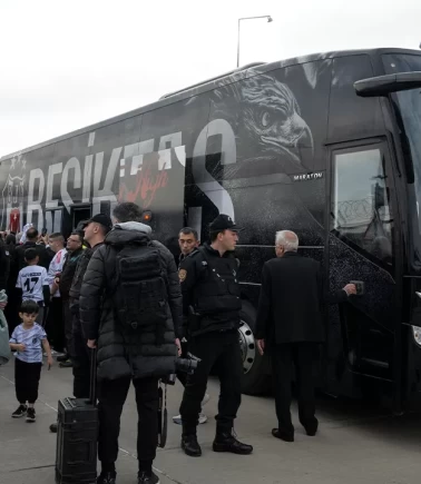 Beşiktaş kafilesi Gençlerbirliği maçı için Ankara’da
