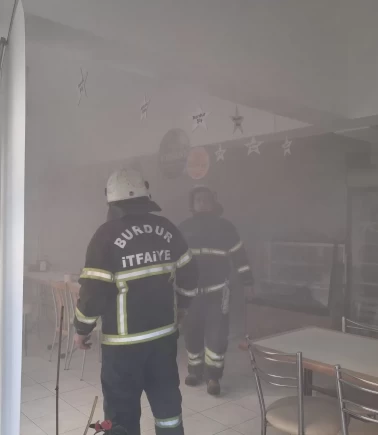 Burdur'da pide salonunda korkunç patlama: 1 yaralı