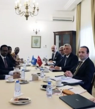 Bakan Bolat Kamerun’da Somali ile masaya oturdu