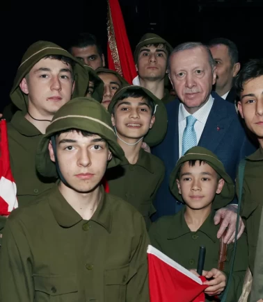Cumhurbaşkanı Erdoğan, 'Şüheda 1915' Tiyatro Gösterimi'ni izledi