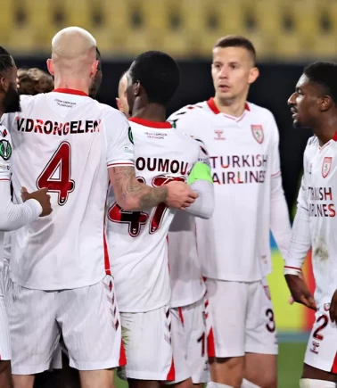 Samsunspor-Rayo Vallecano maçının ilk 11'leri belli oldu